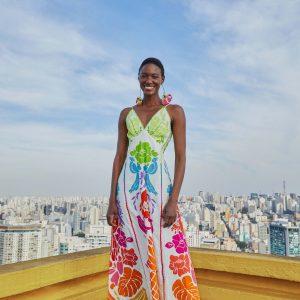 Tropical Graphic Maxi Dress | Spaghetti Straps
 – FARM Rio