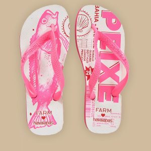 Pink Peixe Havaianas Sandals
 – FARM Rio