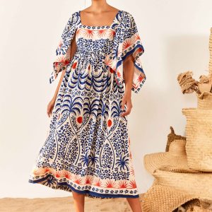 Afternoon Breeze Midi Dress
 – FARM Rio