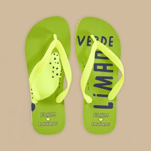 Green Lime Havaianas Sandals
 – FARM Rio