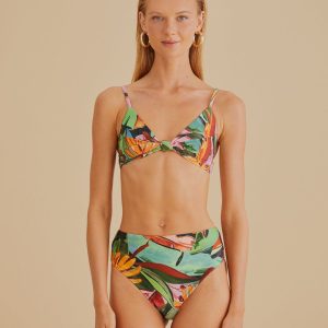 Banana Foliage High Waisted Bikini Bottom
 – FARM Rio