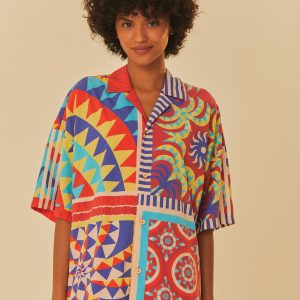 Adidas Farm Solar Kaleidoscope Blue Top
 – FARM Rio