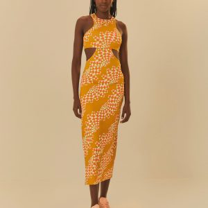 Adidas Farm Psychedelic Wave Green Dress
 – FARM Rio