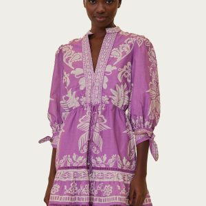 Lilac Sweet Garden Mini Dress
 – FARM Rio