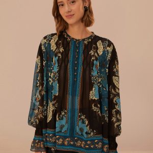 Blossom Tapestry Skirt
 – FARM Rio