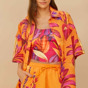 Adidas Tropical Breeze Bright Orange Shirt
 – FARM Rio