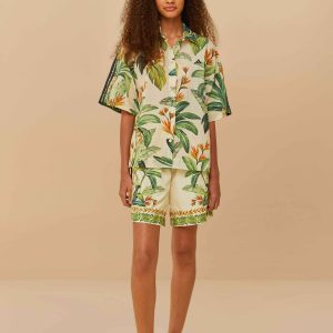 Adidas Tropical Breeze Cream White Short
 – FARM Rio