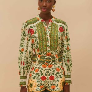 Sand Garden Tapestry Shorts
 – FARM Rio