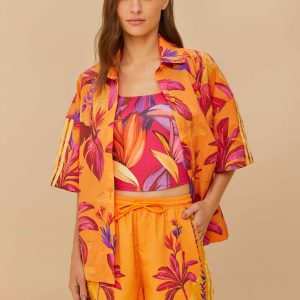 Adidas Tropical Breeze Bright Orange Short
 – FARM Rio