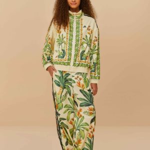 Adidas Tropical Breeze Cream White Pants
 – FARM Rio