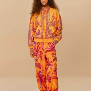 Adidas Tropical Breeze Bright Orange Pants
 – FARM Rio