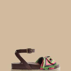 Marsala Scarf Espadrille Flatform Sandal
 – FARM Rio