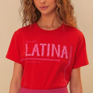 Red Latina T-Shirt
 – FARM Rio
