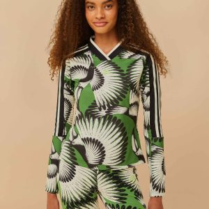 Adidas Toucan Wings Crew Green Long Sleeve
 – FARM Rio
