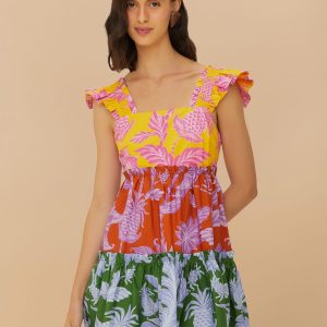 Mixed Tropical Swing Mini Dress
 – FARM Rio