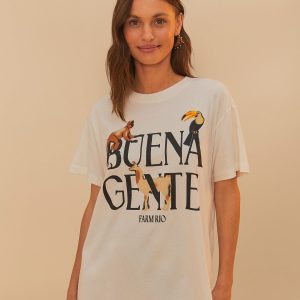 Off-White Buena Gente Relaxed T-Shirt
 – FARM Rio