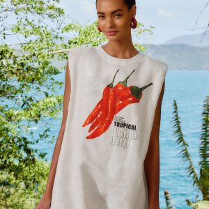 Off-White Farm Rio Pepper Euroflax™ Premium Linen Romper
 – FARM Rio