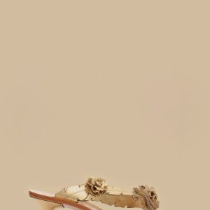 Gold Blooming Kitten Sandal
 – FARM Rio