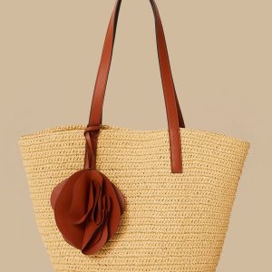 Caramel Raffia Basket Bag
 – FARM Rio