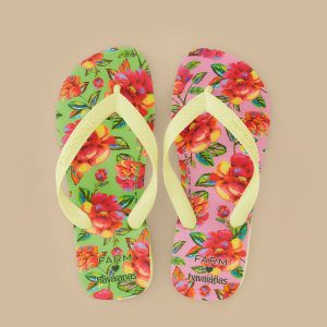 Neon Flowers Havaianas
 – FARM Rio