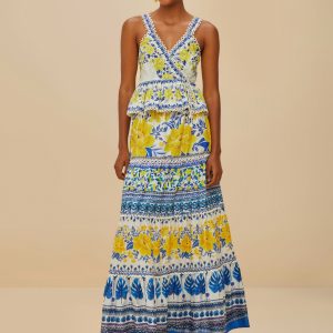 Off-White Zuli Low Rise Maxi Skirt
 – FARM Rio