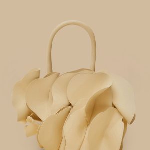 Ivory Leather Flower Bag
 – FARM Rio