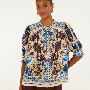 Sand Nature Land Blouse
 – FARM Rio