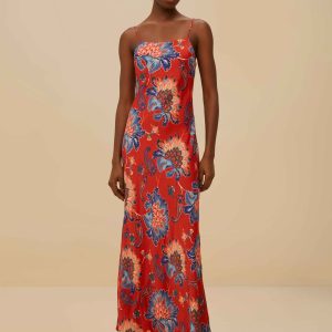 Red Luang LENZING™ Maxi Dress
 – FARM Rio