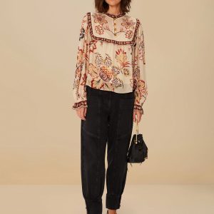 Black Denim Pants
 – FARM Rio