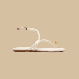 Ivory Toe Ring Strappy Sandal
 – FARM Rio