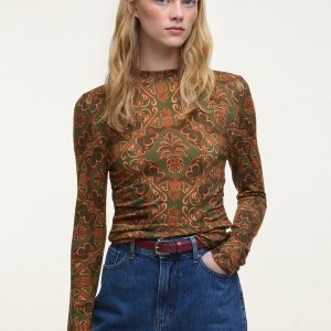 Luana Long-Sleeve Knitted Top