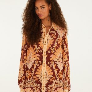 Red Wonderful Tapestry Sand Shirt