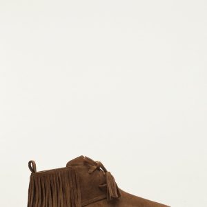 Brown Fringes Suede Desert Boot