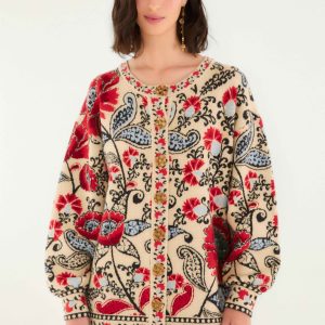 Sand Francesca Knit Cardigan