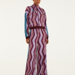 Zig Zag Stripes Lilac Adidas Tiro Pants