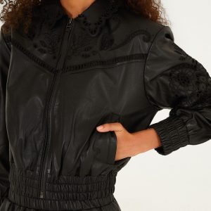 Black Richelieu Heart Jacket