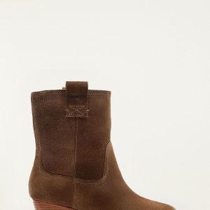 Brown Soft Suede Boot