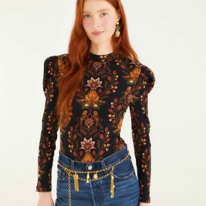 Black Berry Garden Organic Cotton Bodysuit