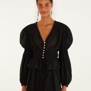 Black Long Sleeve Blouse