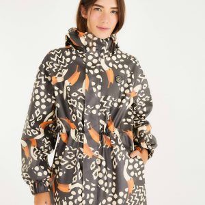 Black Tucanismo Raincoat