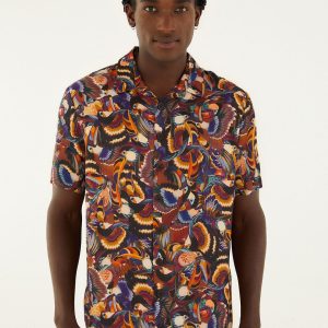 Multicolor Flying Toucans Lenzing™ Ecovero™ Shirt