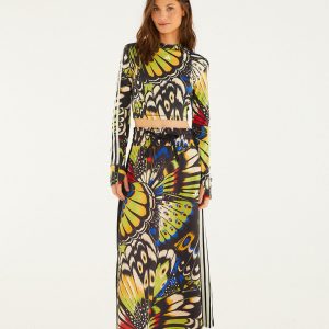 Colorfly Green Adidas Skirt