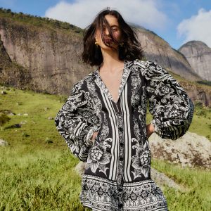 Lisbon Black Mini Dress
 – FARM Rio