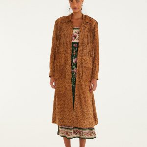 Liberty Leather Trench Coat
 – FARM Rio