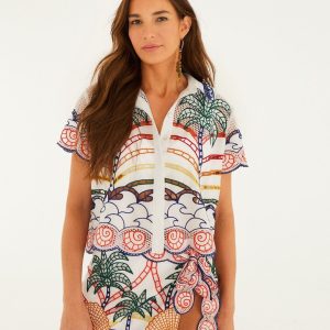 Richlieu Tropical Graphic Skirt