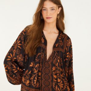 Black Cornely Ainika Blouse