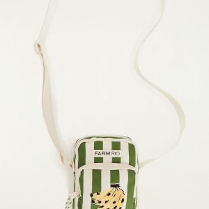 Green Tropical Banana Crossbody Bag