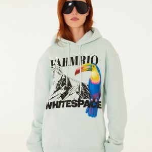 Blue And White Farm Rio Space Sweatshirt