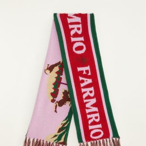 Multicolor From Sand To Snow Knit Scarf