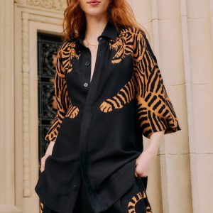 Black Tiger Long Sleeve Shirt